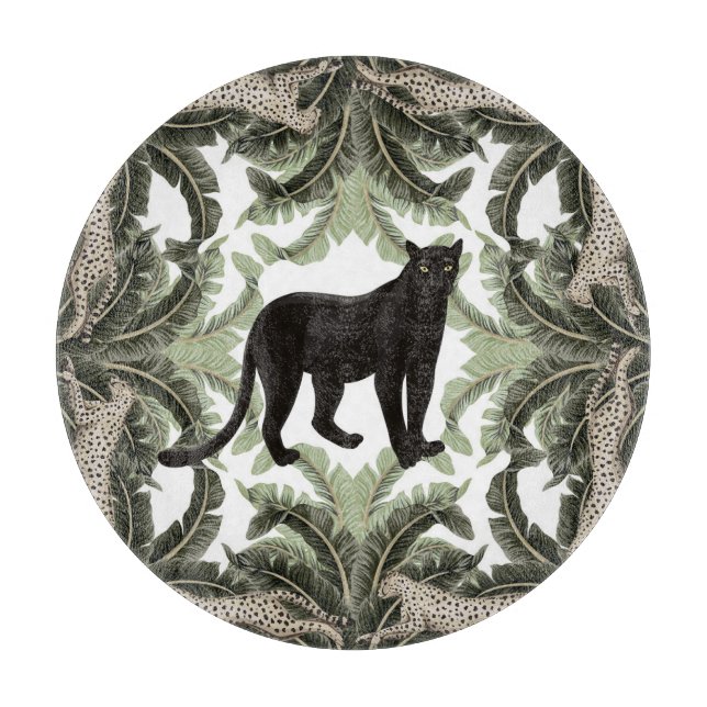 Banana Träd Cheetah Tropical Mönster (Framsidan)