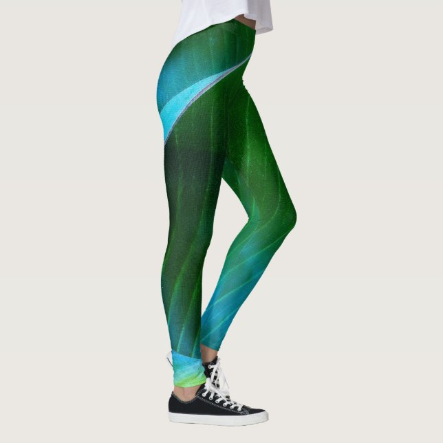 Banana Träd Closeup Leggings (Höger)