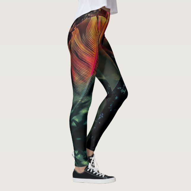 Banana Träd Tropicale Leggings (Höger)
