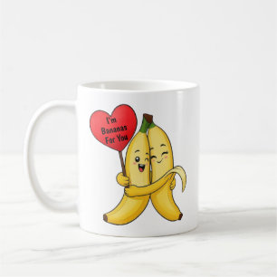 Banana Valentindagen Kaffemugg