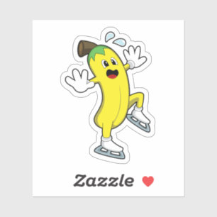Banana vid isar med isskal.PNG Klistermärken