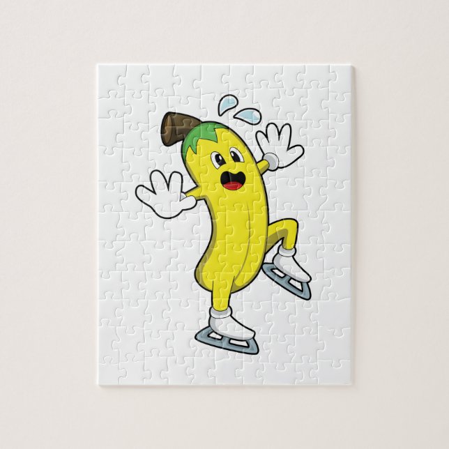 Banana vid isar med isskal.PNG Pussel (Vertikal)