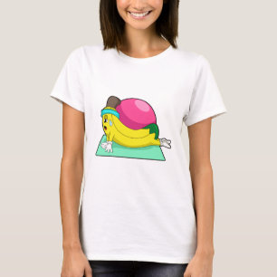 Banana vid Yoga Fitness T Shirt