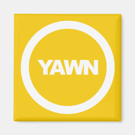 Banana Yawn Brand Dorm Fridge Magnet