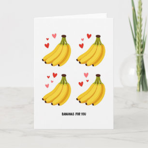 Bananar För Ditt Hjärta Kort