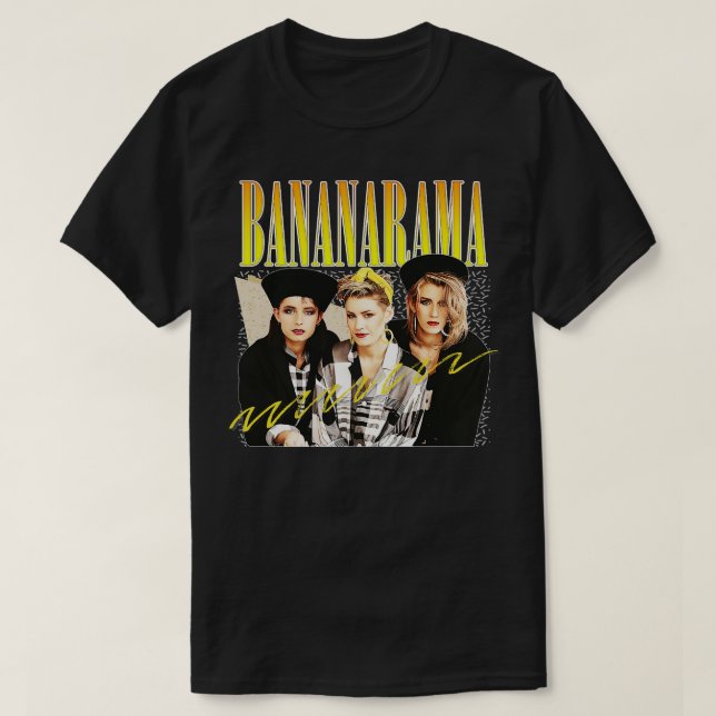 Bananarama Retro, 80:e Fläkt Art Design 2 T Shirt (Design framsida)