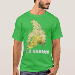 Bananas Älskare Healthy Fruit Vegetarian Jag är en T Shirt