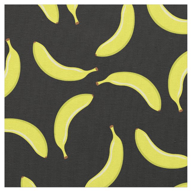 Bananas Cute Fruit fet Fånig Köks Tyg (Närbild)