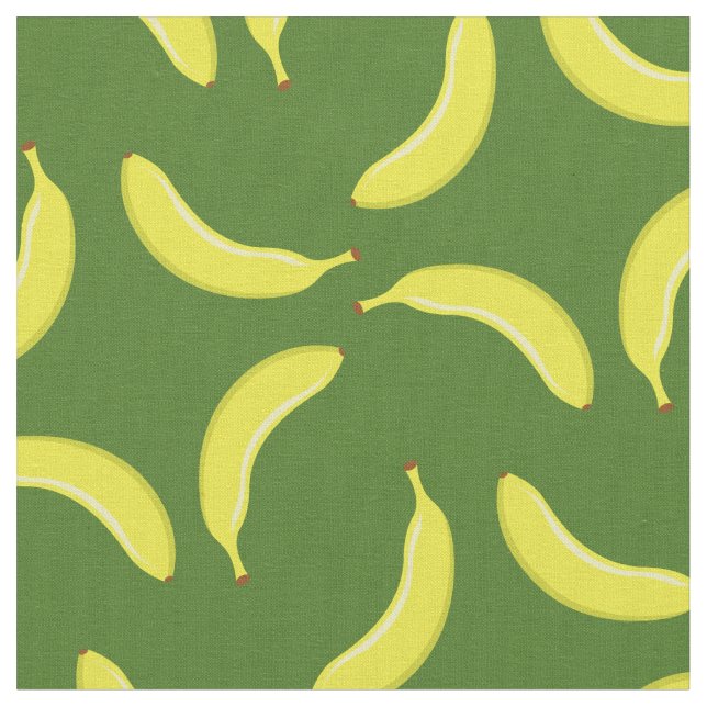 Bananas Cute Fruit Funny Fånig Kitchen Tyg (Närbild)