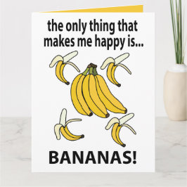 Bananas Fruit Funny Bananas Kort