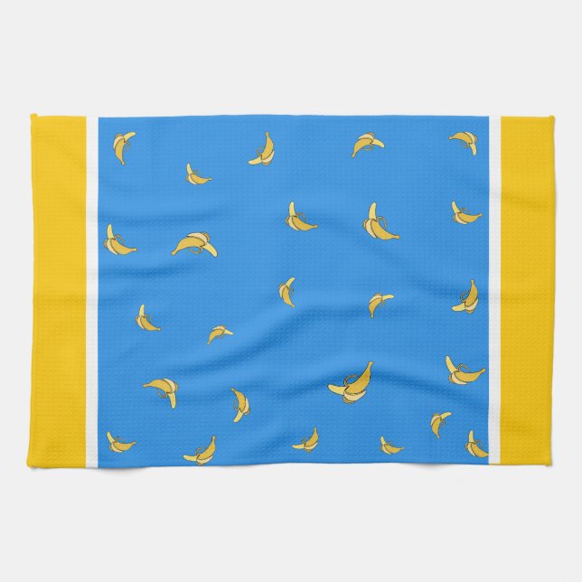 Bananas mönster kökshandduk (Horisontell)