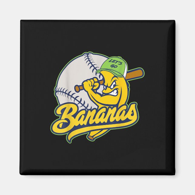 Bananas Nickname Personlig Efternamn Apparat för f Magnet (Framsidan)