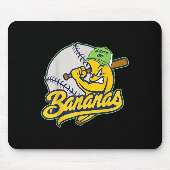 Bananas Nickname Personlig Efternamn Apparat för f Musmatta (Framsidan)