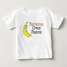 Bananas Over Papou Tee Shirt