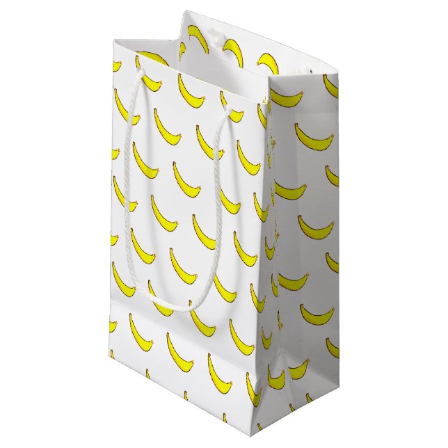 Bananas Small Gift Bag (Framsidan Vinklad)