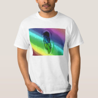 Bananatee regnbågeskjorta tee