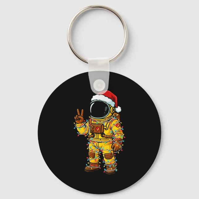 Bananaut Space Explorer - Christmas Astronaut Ligh Nyckelring (Framsida)