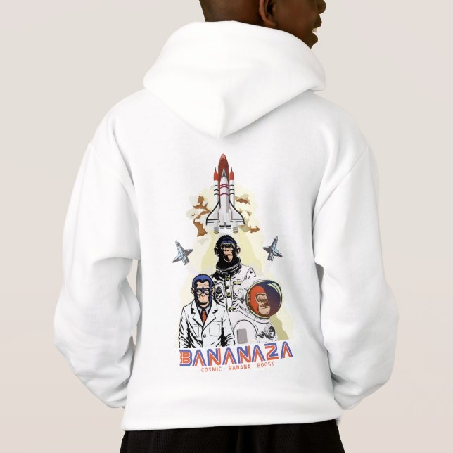 BANANAZA : Space Monkey Team T Shirt (Baksida)