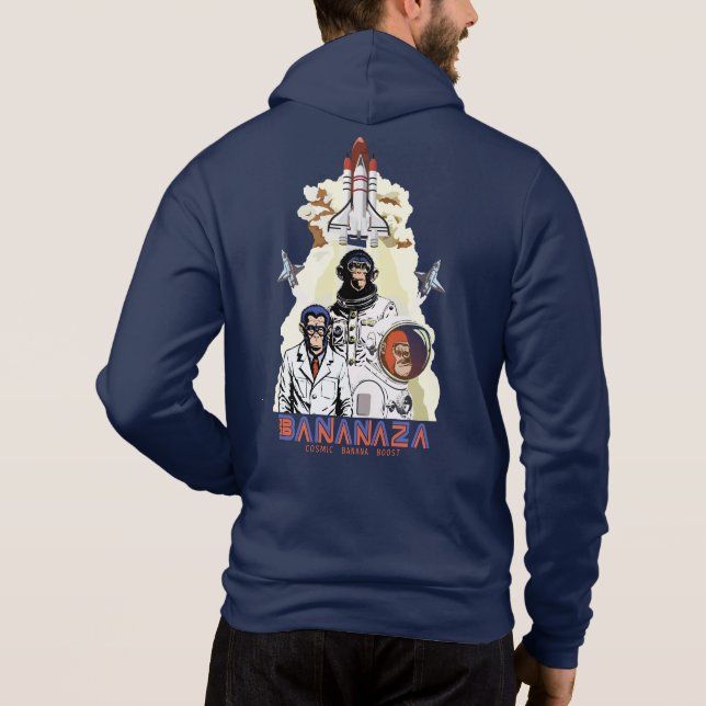 BANANAZA : Space Monkey Team T Shirt (Baksida)