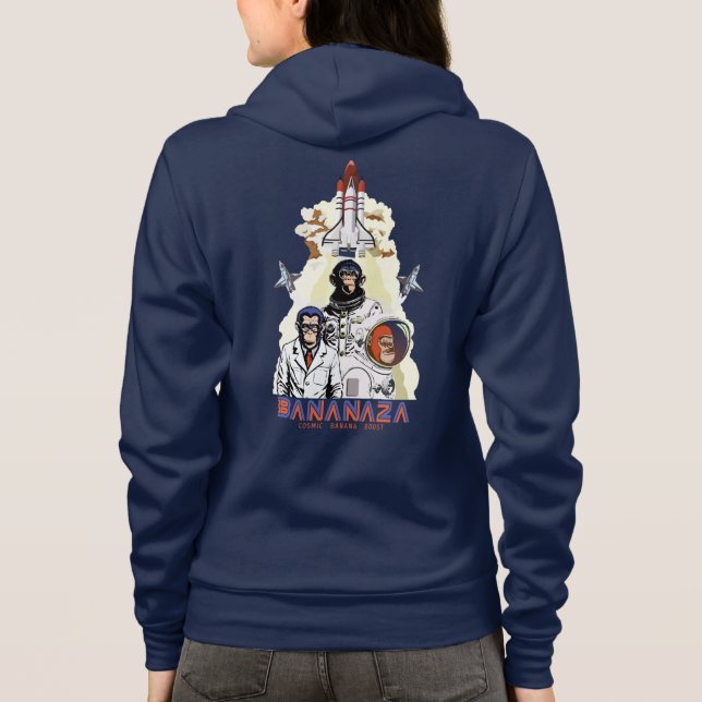BANANAZA : Space Monkey Team T Shirt (Baksida)