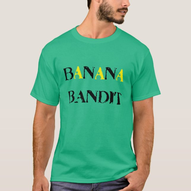 Bananbandit! VeganTshirt T-shirt (Framsida)