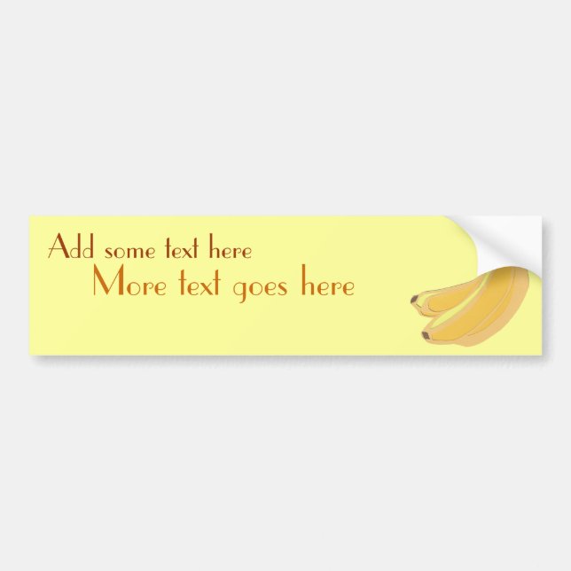 Bananbildekal Bildekal (Framsidan)
