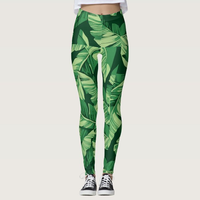 Bananblad 2 leggings (Framsida)