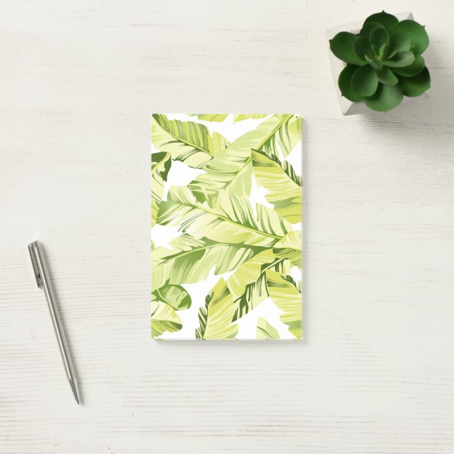 Bananblad 4 post-it block (Kontor)