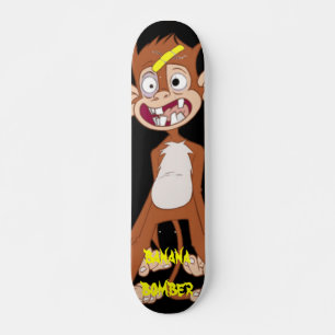 bananbombplan mini skateboard bräda 18,7 cm