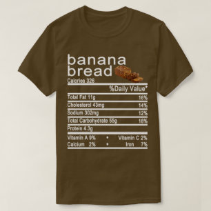 Bananbröd Näringsetikett T Shirt
