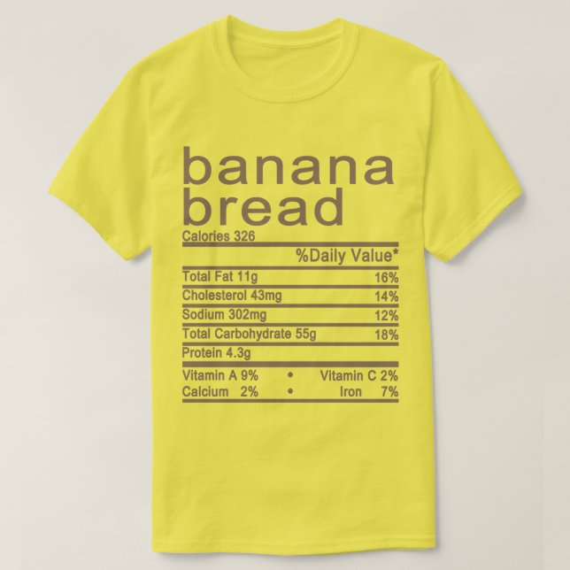 bananbröd t shirt (Design framsida)