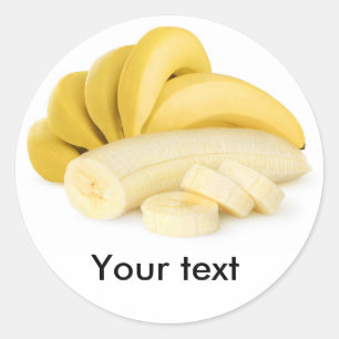 Bananbunt Runt Klistermärke