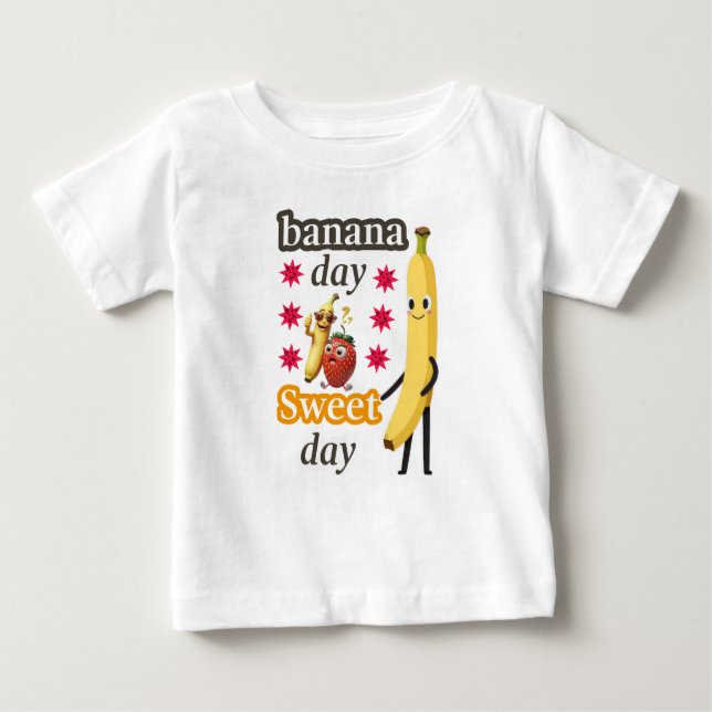 Banandagen, sötaste dagen t shirt (Framsida)