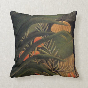 Banandjungeln med orangehandflatan lämnar Roussea Kudde