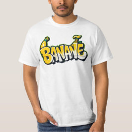banane, graffiti, fruit, street art, urban t shirt