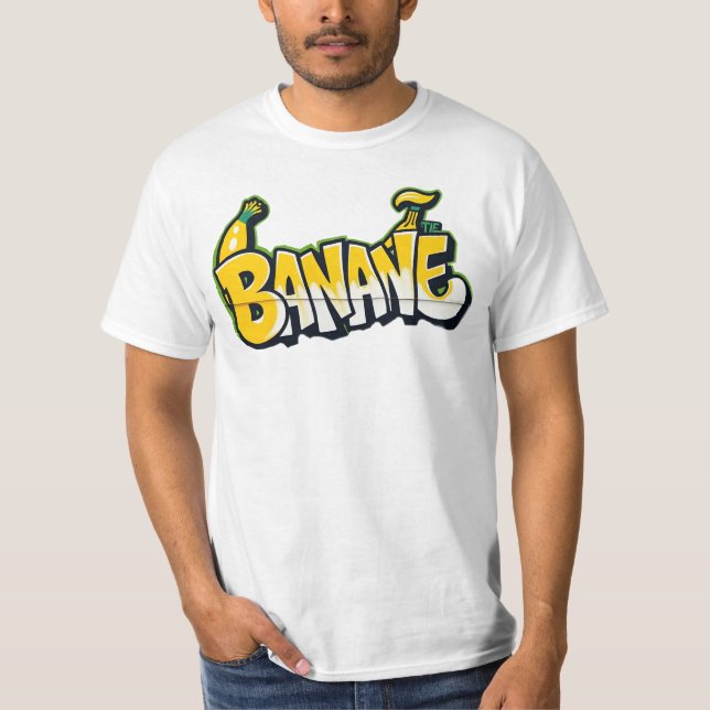 banane, graffiti, fruit, street art, urban t shirt (Framsida)
