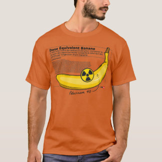 Bananekvivalent dos t shirt