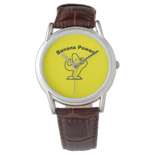 Bananen driver klockan armbandsur