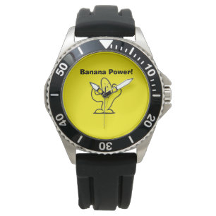 Bananen driver klockan armbandsur