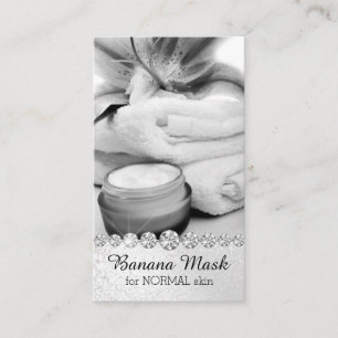 Bananen maskerar Skincare kräm- hemlagad Visitkort