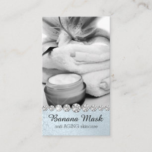 Bananen maskerar Skincare kräm- hemlagat Anti Visitkort