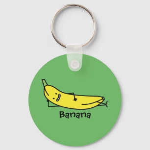 Bananen, som ler som lägger besegrar och att nyckelring
