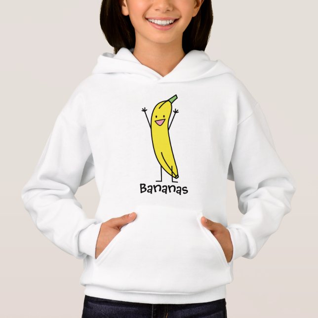 Bananen, som ler som lägger besegrar och att tee shirt (Framsida)