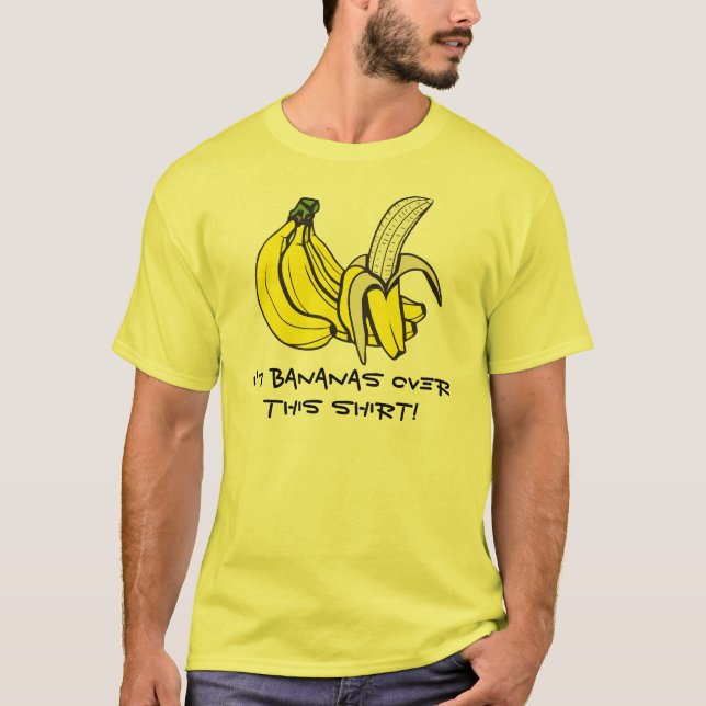 Bananer: Anpassade! Tee Shirt (Framsida)
