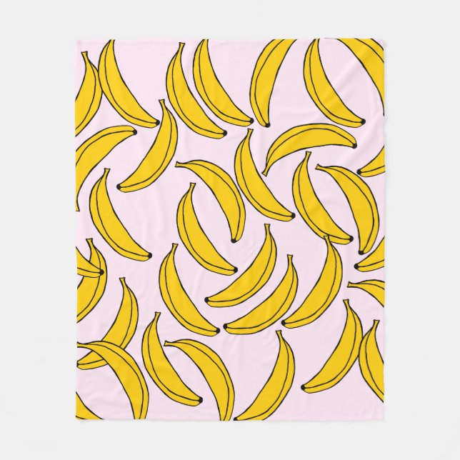 Bananer Blanket Fleecefilt (Framsidan)