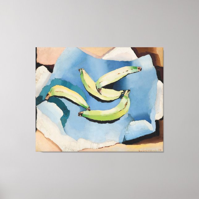 Bananer  canvastryck (Framsida)