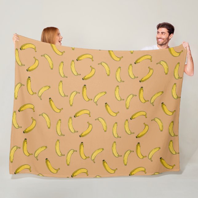 Bananer Fleecefilt (På plats)