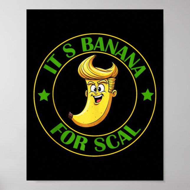 Bananer (för ) i Starship Trump Banana för Poster (Framsidan)