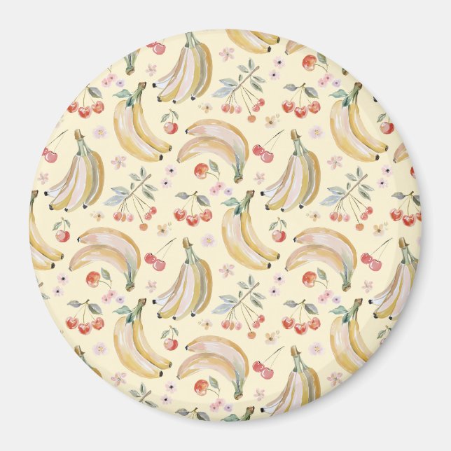 Bananer för körsbär magnet (Framsidan)