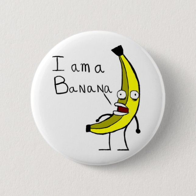 bananer härskar knapp (Framsida)